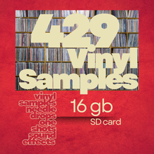 Load image into Gallery viewer, 429 Vinyl Samples 16GB micro SD card