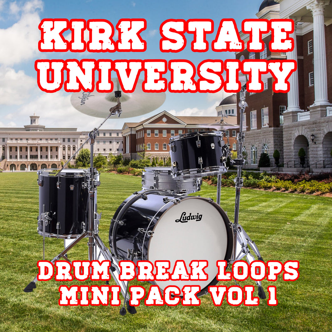 Kirk State University Drum Loops MINI Pack Vol 1